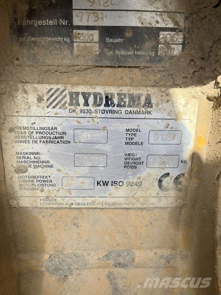Hydrema 912C サイト　ダンプ