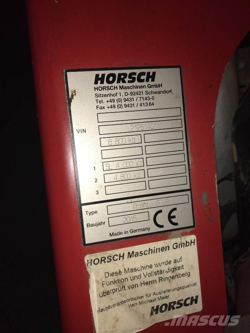 Horsch Pronto 6  KR コンビネーションドリル