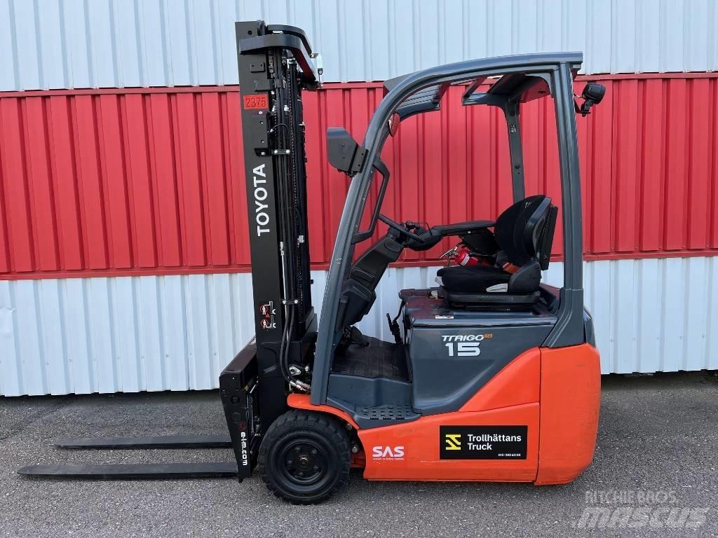 Toyota 8 FB E 15 バッテリーフォークリフト