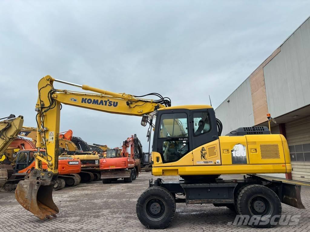 Komatsu PW 180-7 ホイール式油圧ショベル（パワーショベル・ユンボ・バックホー）