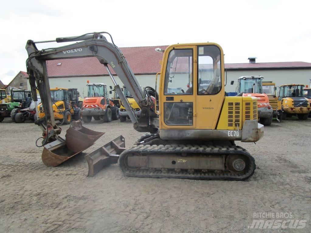 Volvo EC 70  ECR 88 中型油圧ショベル 7ｔ-12ｔ（ユンボ・パワーショベル・バックホー）