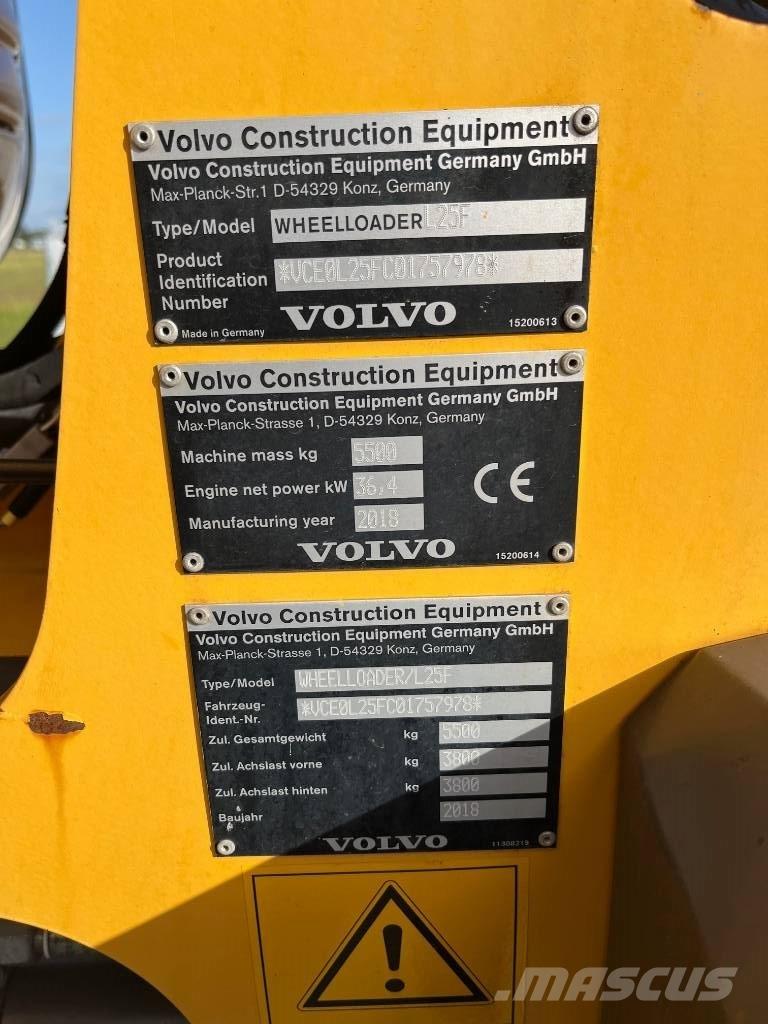 Volvo L 25 F ホイールローダー・タイヤショベル