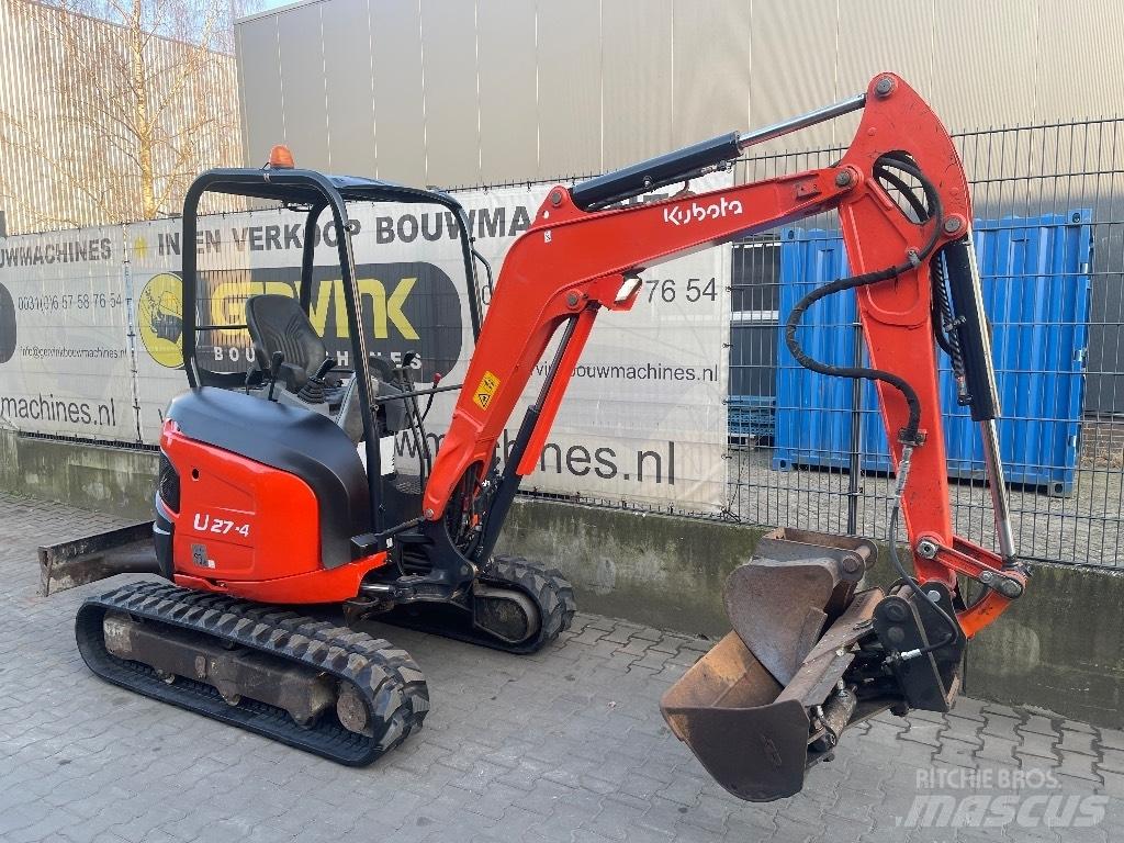 Kubota U 27-4 ミニ油圧ショベル 7t以下（ミニユンボ・ミニディガー）