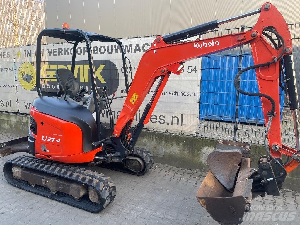 Kubota U 27-4 ミニ油圧ショベル 7t以下（ミニユンボ・ミニディガー）