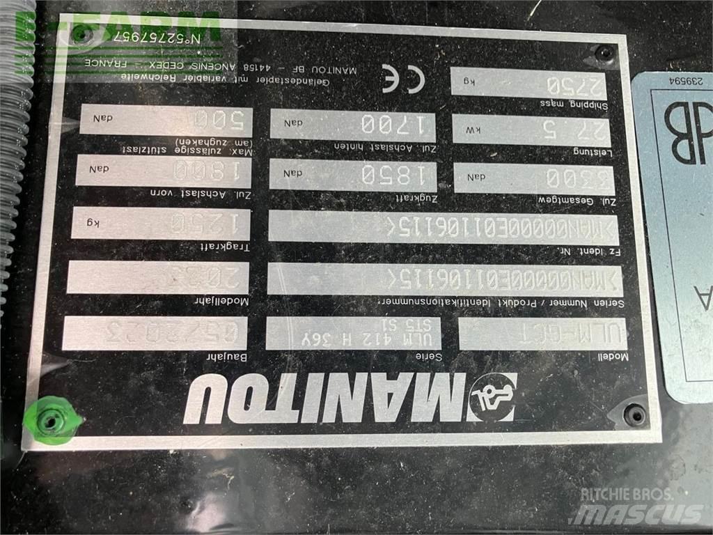 Manitou ULM 412 H 農業用テレハンドラー