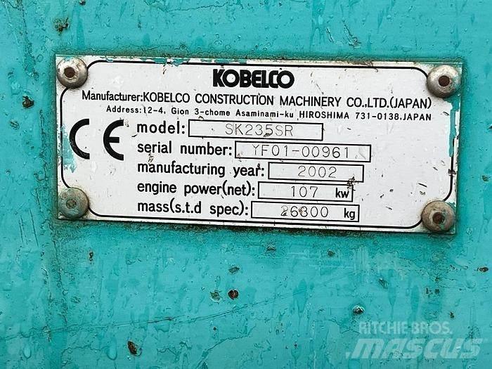 Kobelco SK235 SR 特殊油圧ショベル