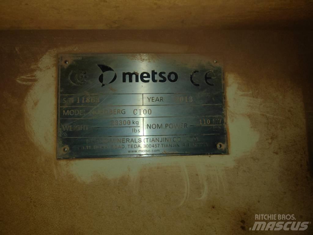 Metso Nordberg C100 クラッシャー固定式