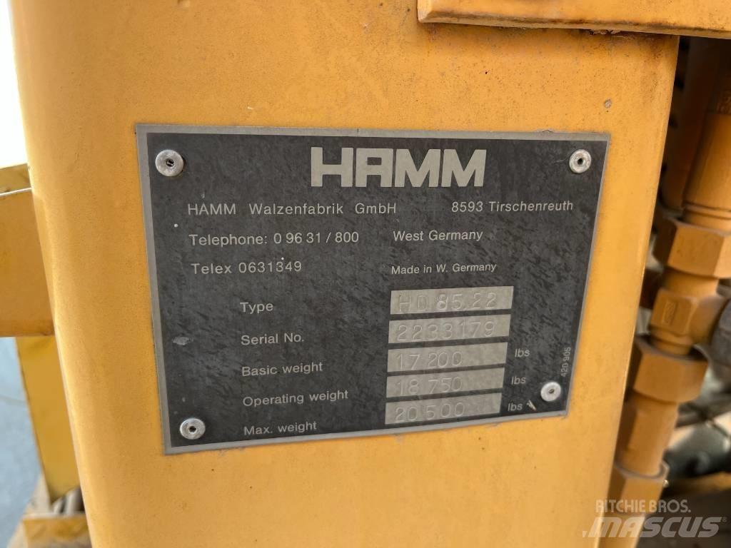 Hamm HD 85 タンデムローラ