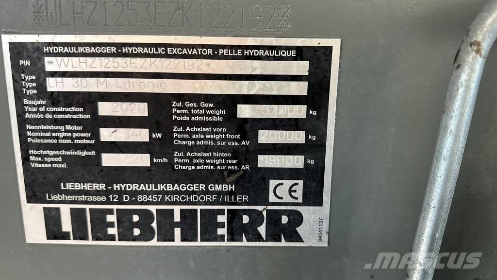 Liebherr LH 30 M 廃棄物／工業産廃処理機