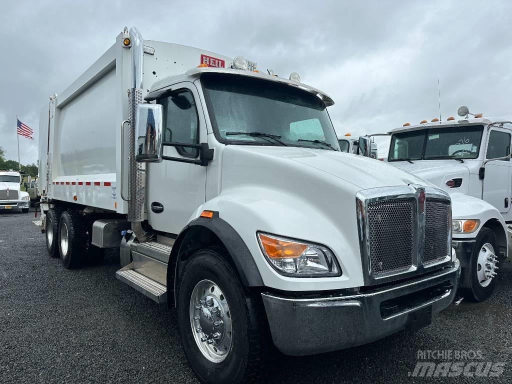 Kenworth T 480 塵芥車、パッカー車