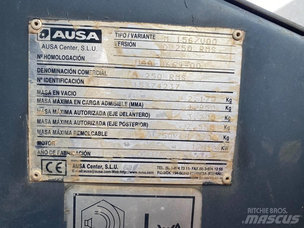 Ausa D 250 RM S サイト　ダンプ
