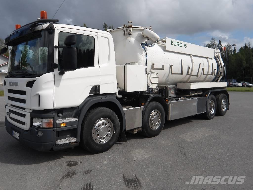 Scania P 400 LB 8x2 コンバイン／バキュームトラック