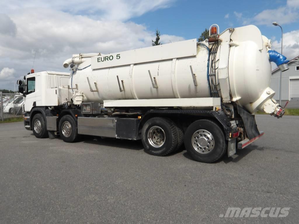 Scania P 400 LB 8x2 コンバイン／バキュームトラック