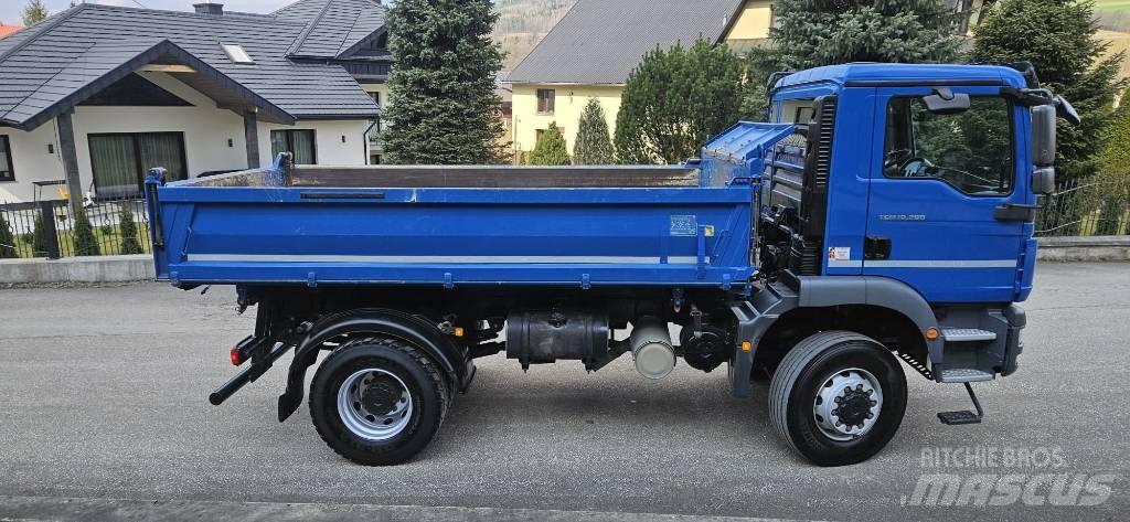 MAN TGM 18.290 4X4 ダンプ