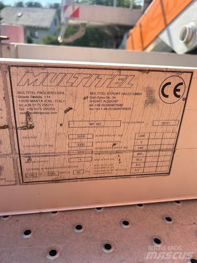 Multitel MT 162 トラック高所作業車
