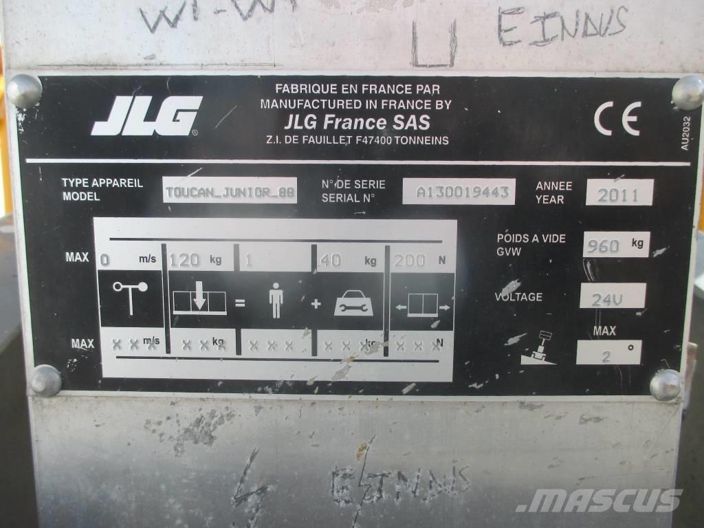 JLG Toucan Junior 8 垂直昇降型リフト