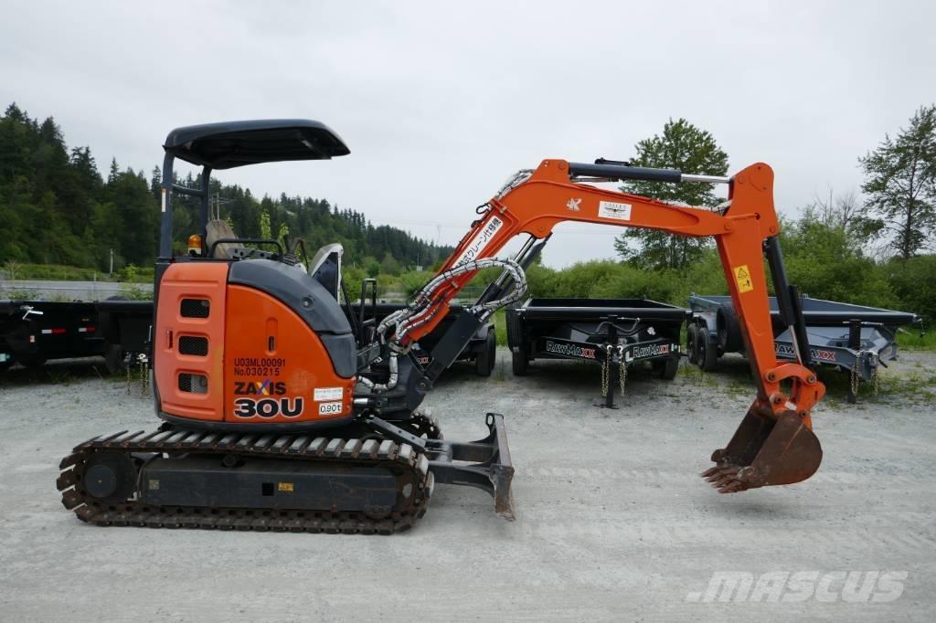 Hitachi ZX 30 U-5 A ミニ油圧ショベル 7t以下（ミニユンボ・ミニディガー）
