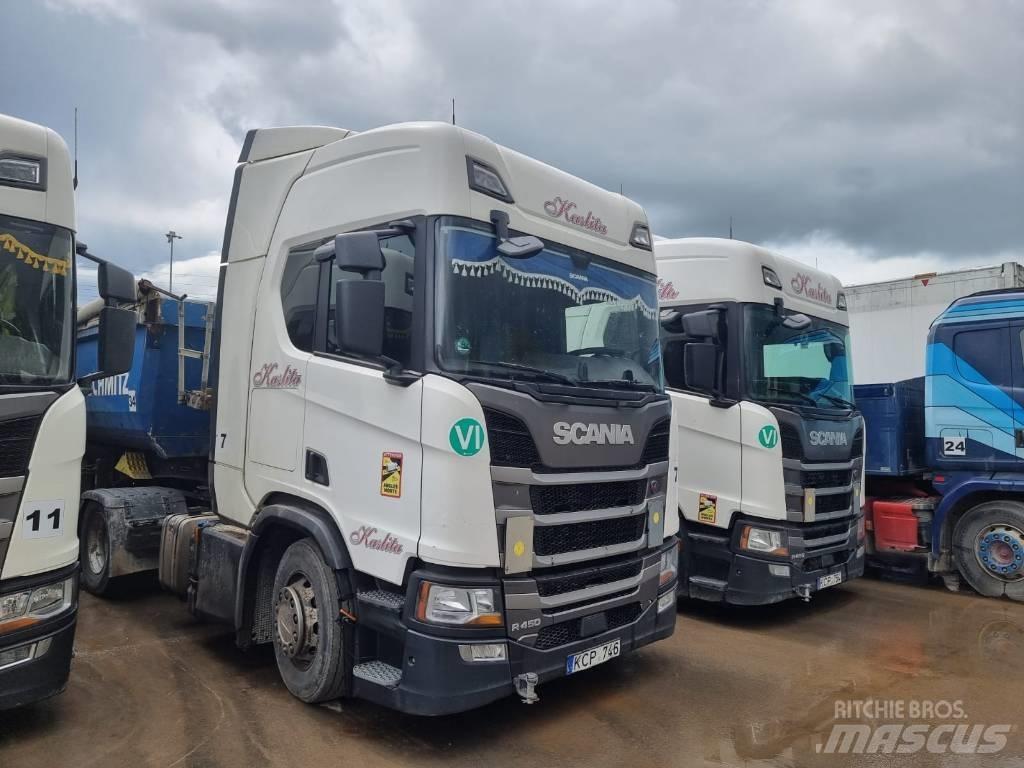Scania R 450 中古トラクターヘッド | トレーラーヘッド