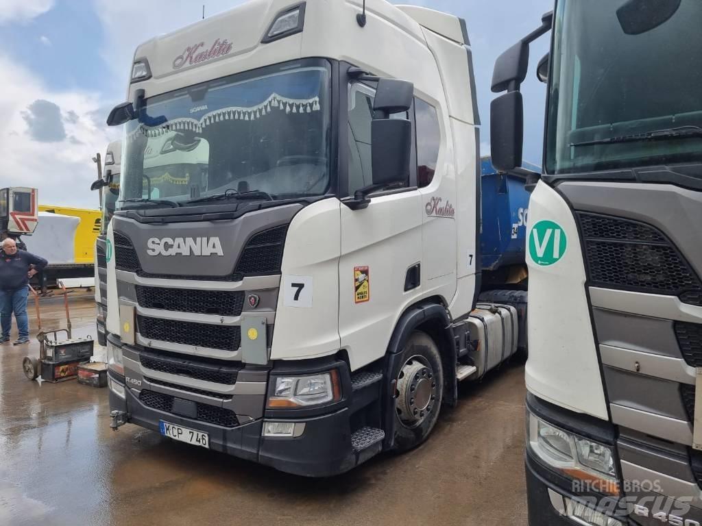 Scania R 450 中古トラクターヘッド | トレーラーヘッド