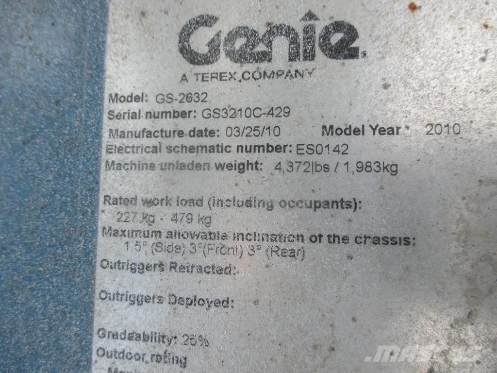 Genie GS 2632 シザースリフト