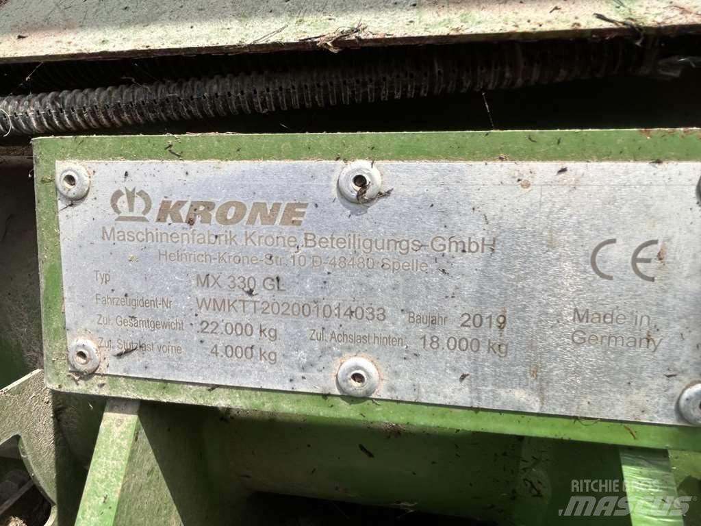Krone MX 330 GL 自走式フォレージハーベスター