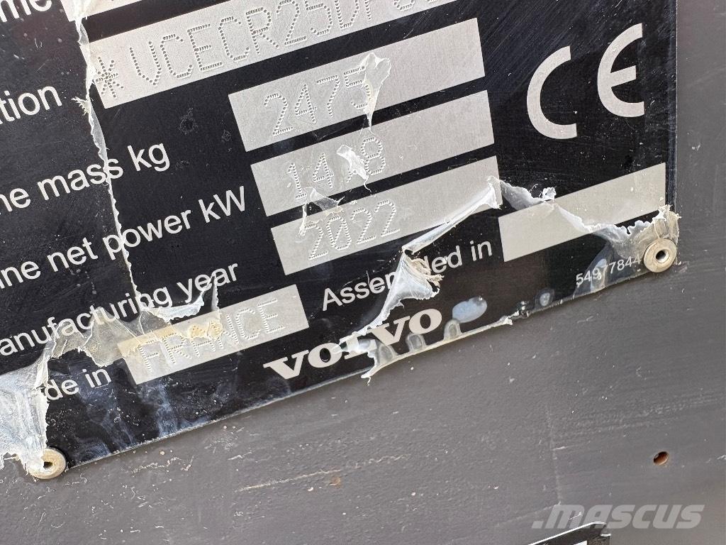 Volvo ECR 25 D ミニ油圧ショベル 7t以下（ミニユンボ・ミニディガー）