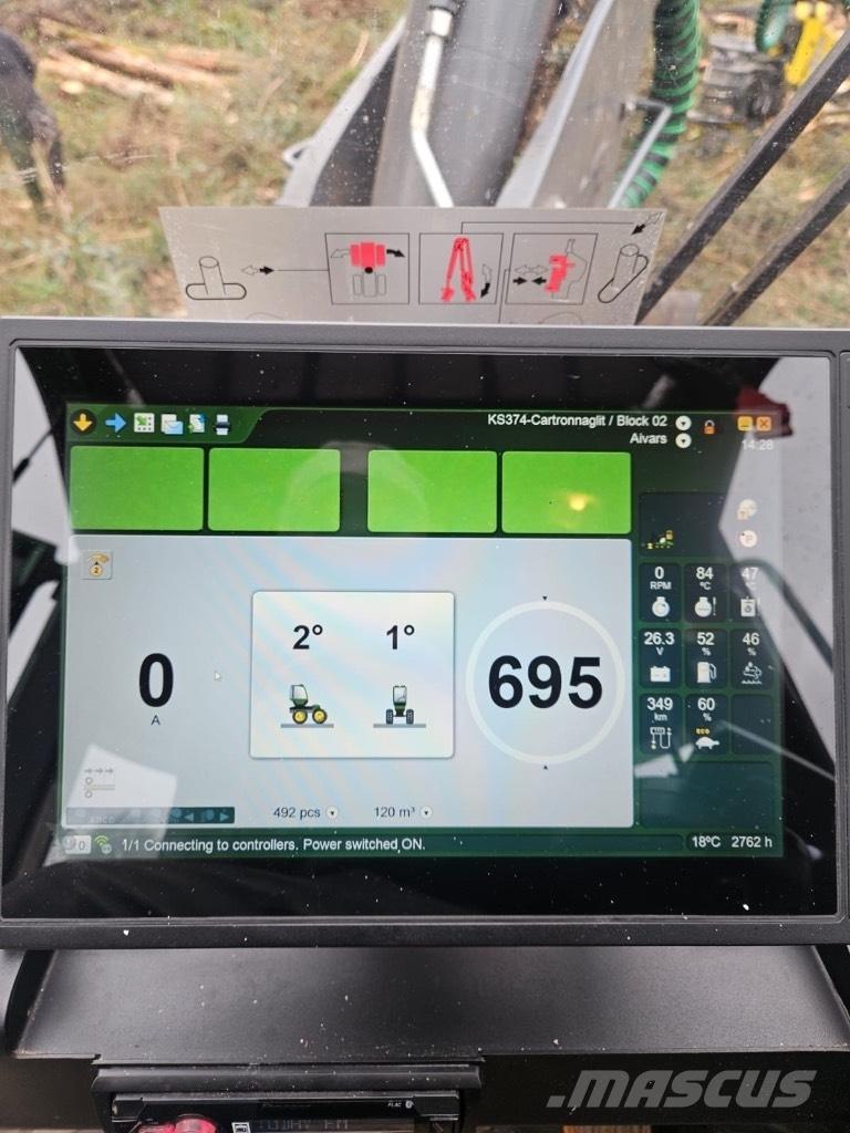 John Deere 1270G 8WD ハーベスター