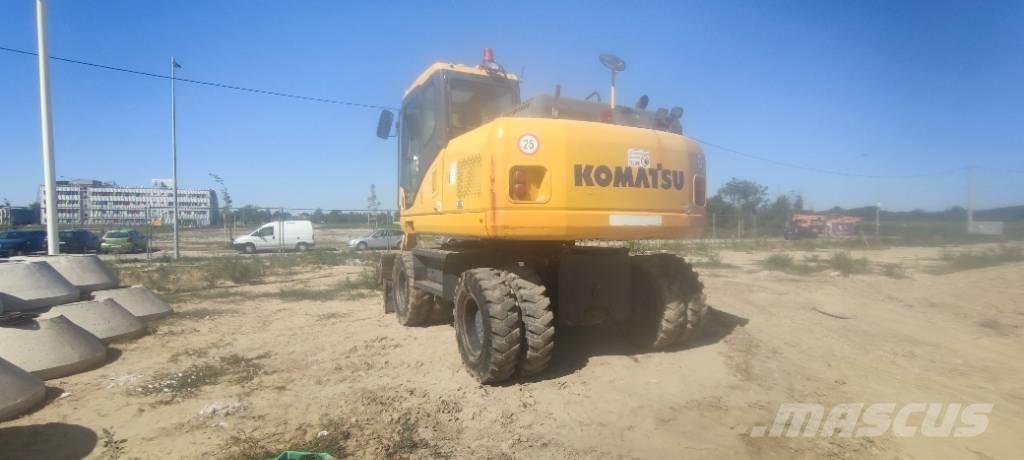 Komatsu PW 140-7 ホイール式油圧ショベル（パワーショベル・ユンボ・バックホー）