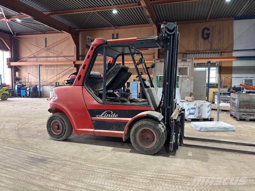 Linde H 80 T 900 LPGフォークリフト