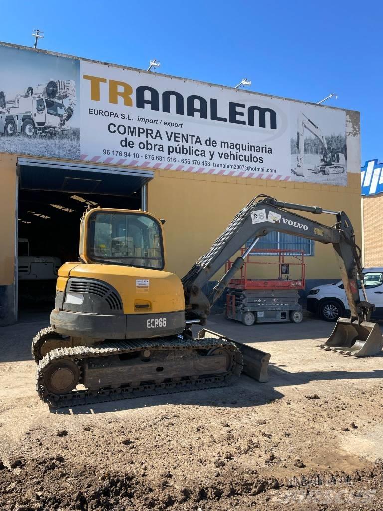Volvo ECR 88 中型油圧ショベル 7ｔ-12ｔ（ユンボ・パワーショベル・バックホー）
