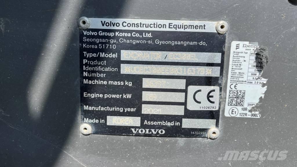 Volvo EC300EL 大型油圧ショベル12t以上（パワーショベル・ユンボ）