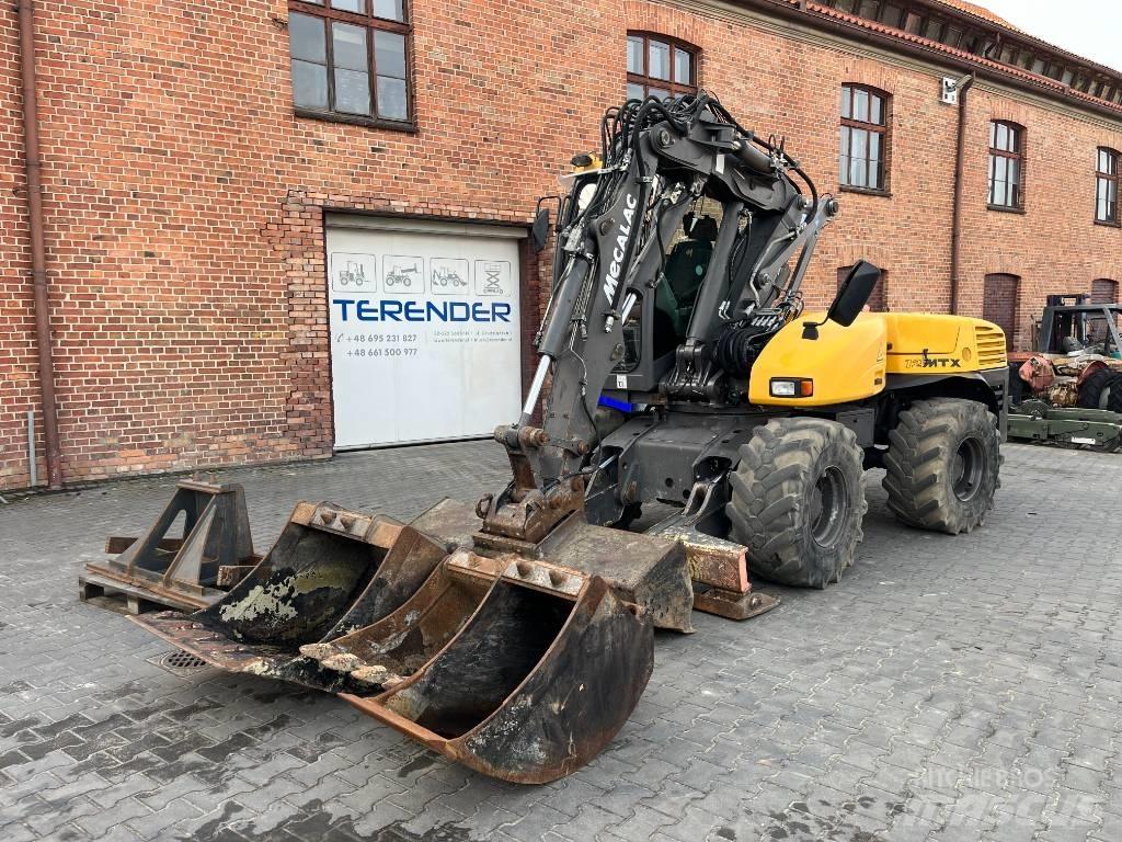 Mecalac 12 M TX ホイール式油圧ショベル（パワーショベル・ユンボ・バックホー）