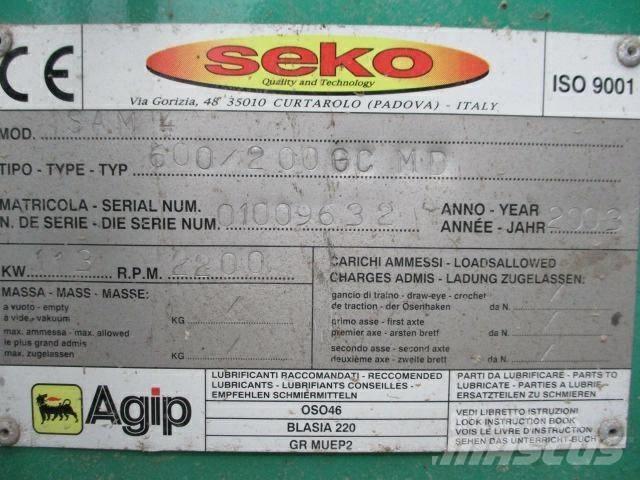 Seko 600/200GC MD ウッドチッパー