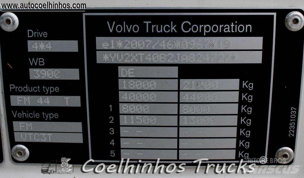 Volvo FMX 500   4x4 中古トラクターヘッド | トレーラーヘッド