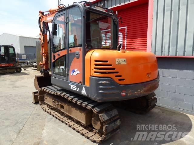 Doosan Solar 75 V 中型油圧ショベル 7ｔ-12ｔ（ユンボ・パワーショベル・バックホー）