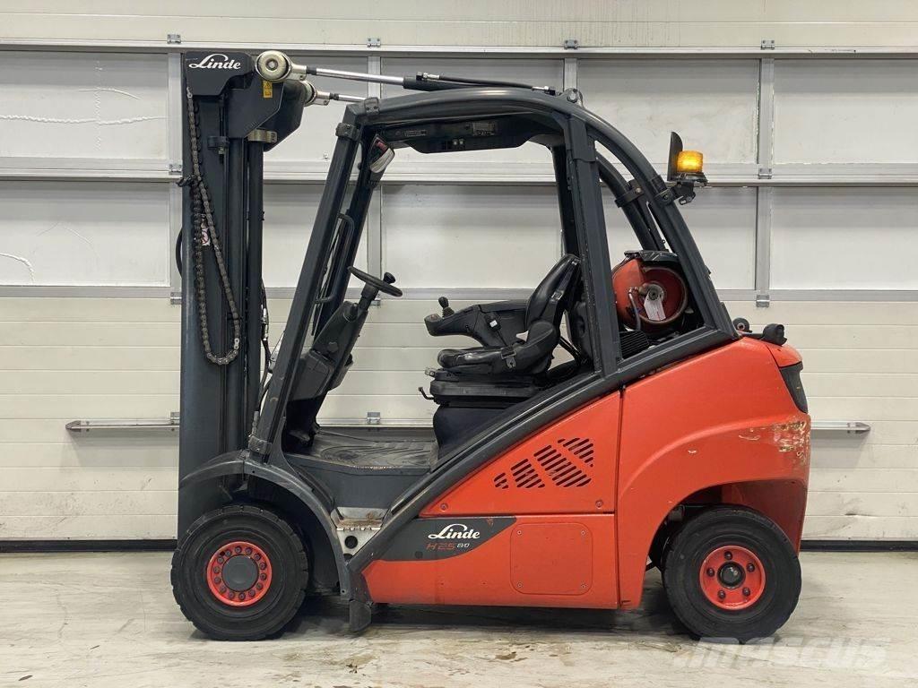 Linde H25T-02 LPGフォークリフト