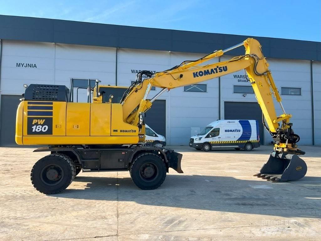 Komatsu PW 180-11 ホイール式油圧ショベル（パワーショベル・ユンボ・バックホー）
