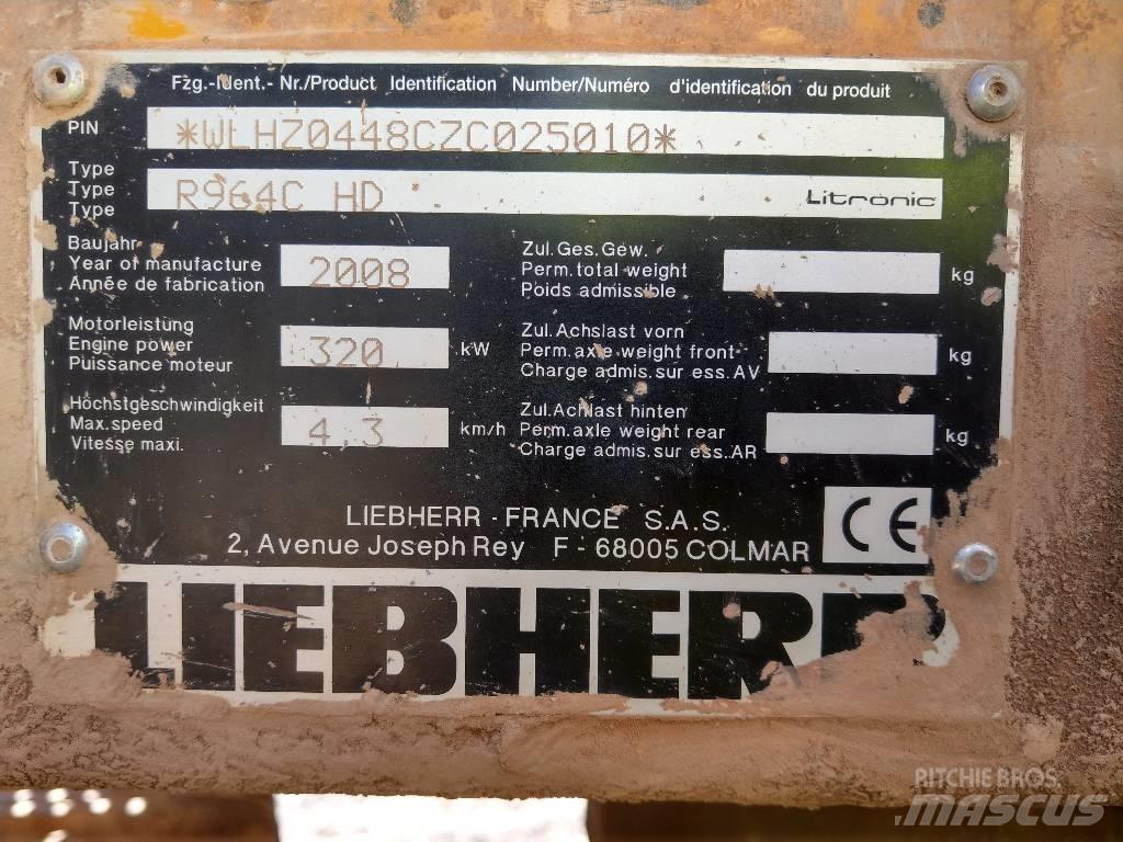 Liebherr R 964 C HD 大型油圧ショベル12t以上（パワーショベル・ユンボ）