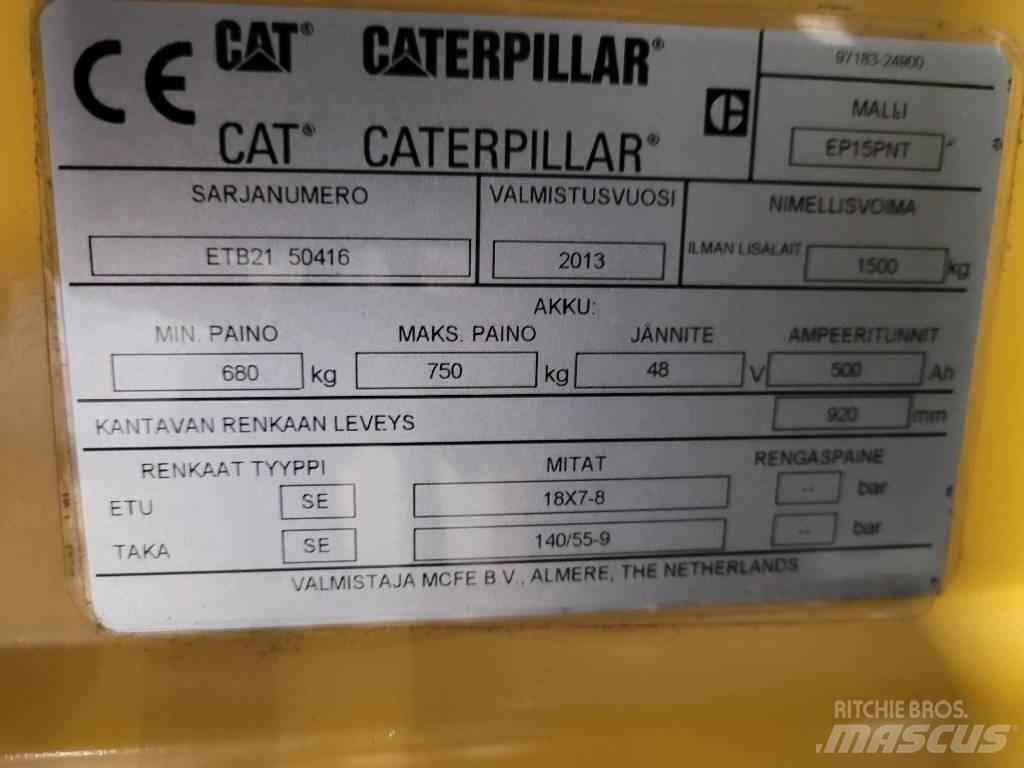 CAT EP15PNT バッテリーフォークリフト