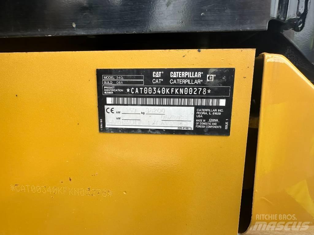 CAT 340 大型油圧ショベル12t以上（パワーショベル・ユンボ）