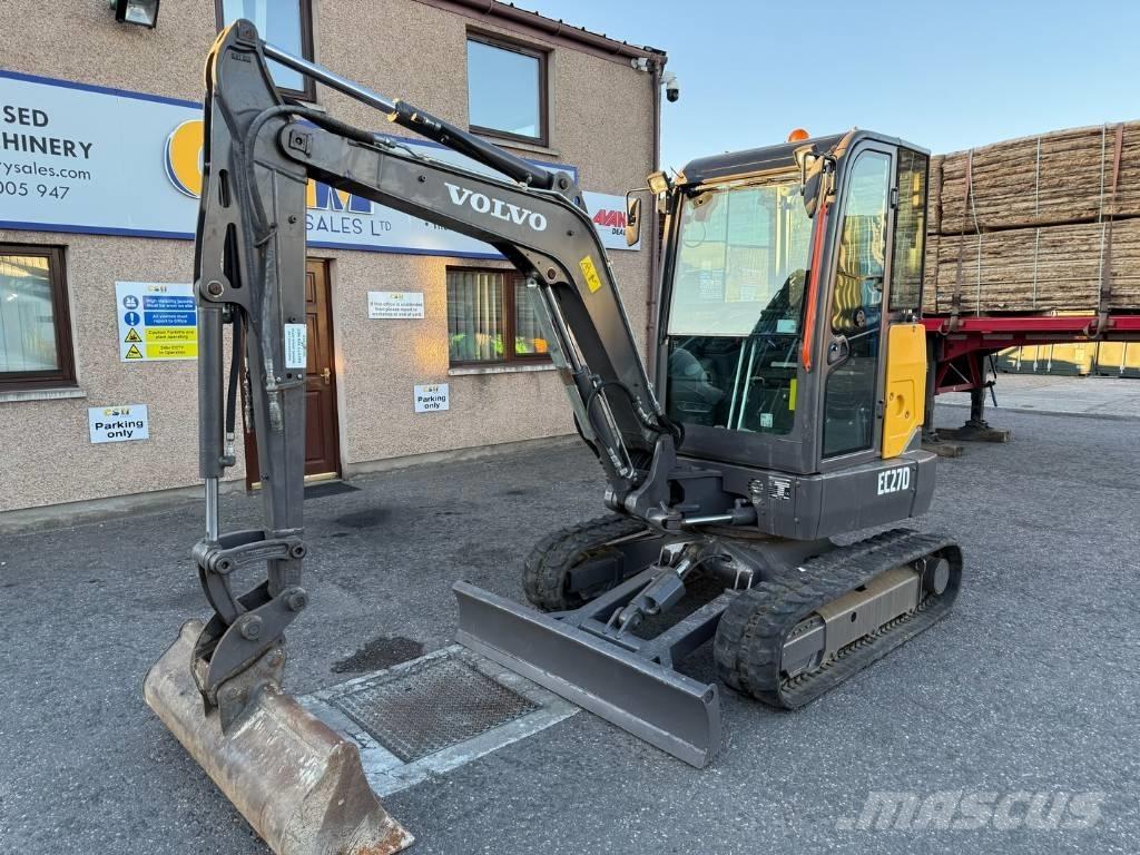 Volvo EC 27 D ミニ油圧ショベル 7t以下（ミニユンボ・ミニディガー）