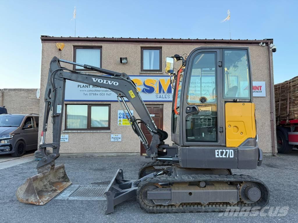 Volvo EC 27 D ミニ油圧ショベル 7t以下（ミニユンボ・ミニディガー）
