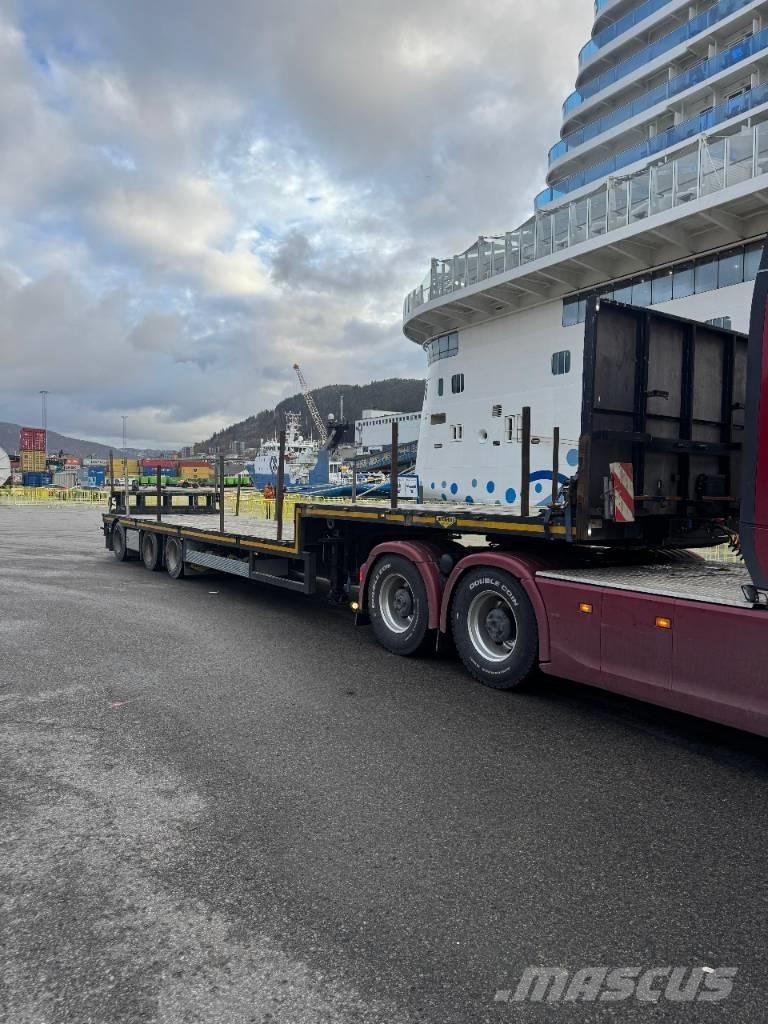 Broshuis jumbo フラットベッドセミトレーラー／ドロップサイドセミトレーラー