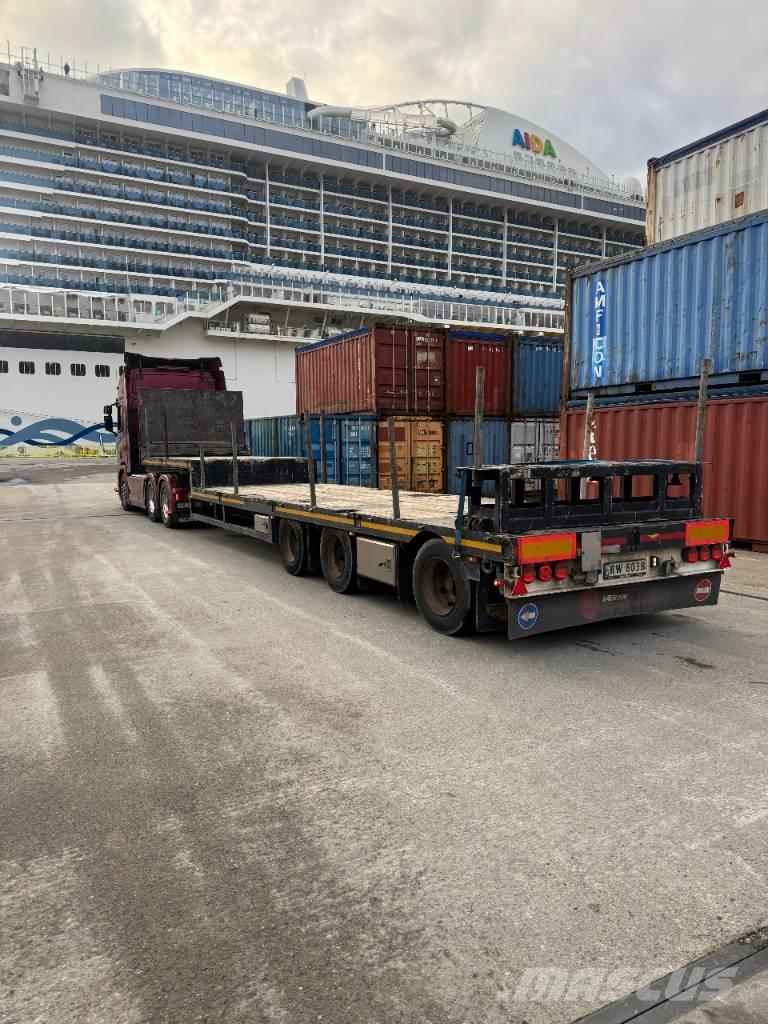 Broshuis jumbo フラットベッドセミトレーラー／ドロップサイドセミトレーラー