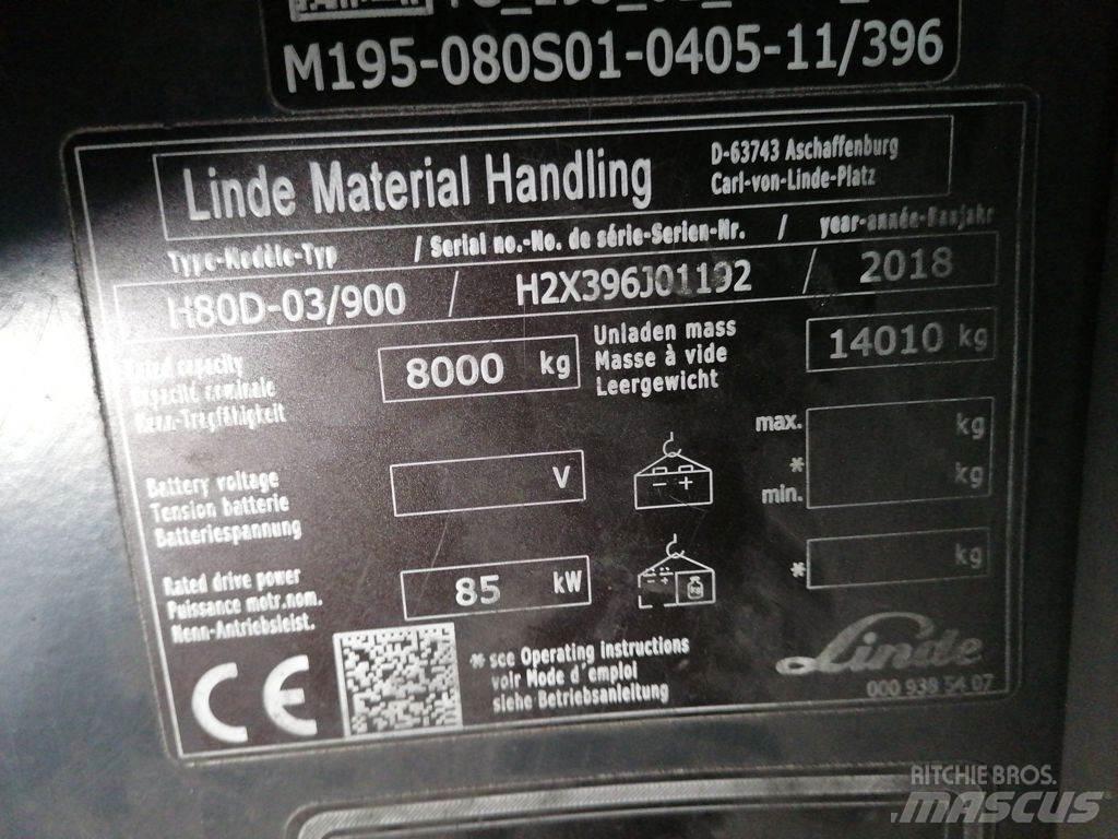 Linde H80D-03/900 ディーゼル・軽油