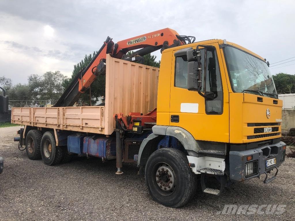 Iveco Euro trailer クレーントラック、ユニック車