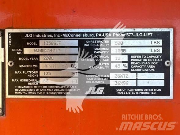 JLG 1350SJP ブームリフト　直伸型