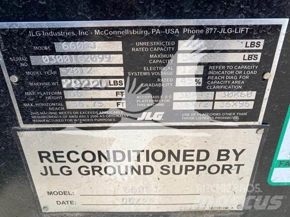 JLG 660SJ ブームリフト　直伸型