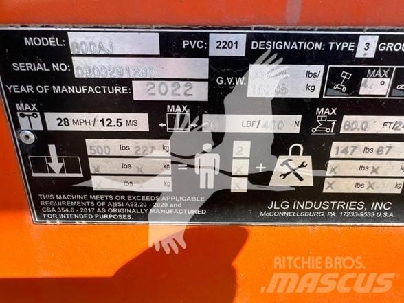 JLG 800AJ ブームリフト　屈伸型