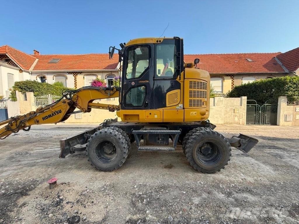 Komatsu PW 118 ホイール式油圧ショベル（パワーショベル・ユンボ・バックホー）